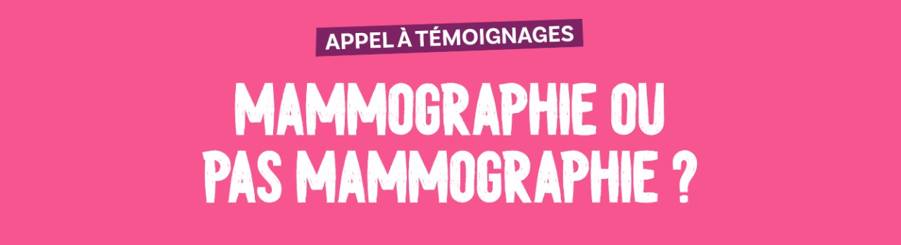 Groupe de discussion sur la mammographie